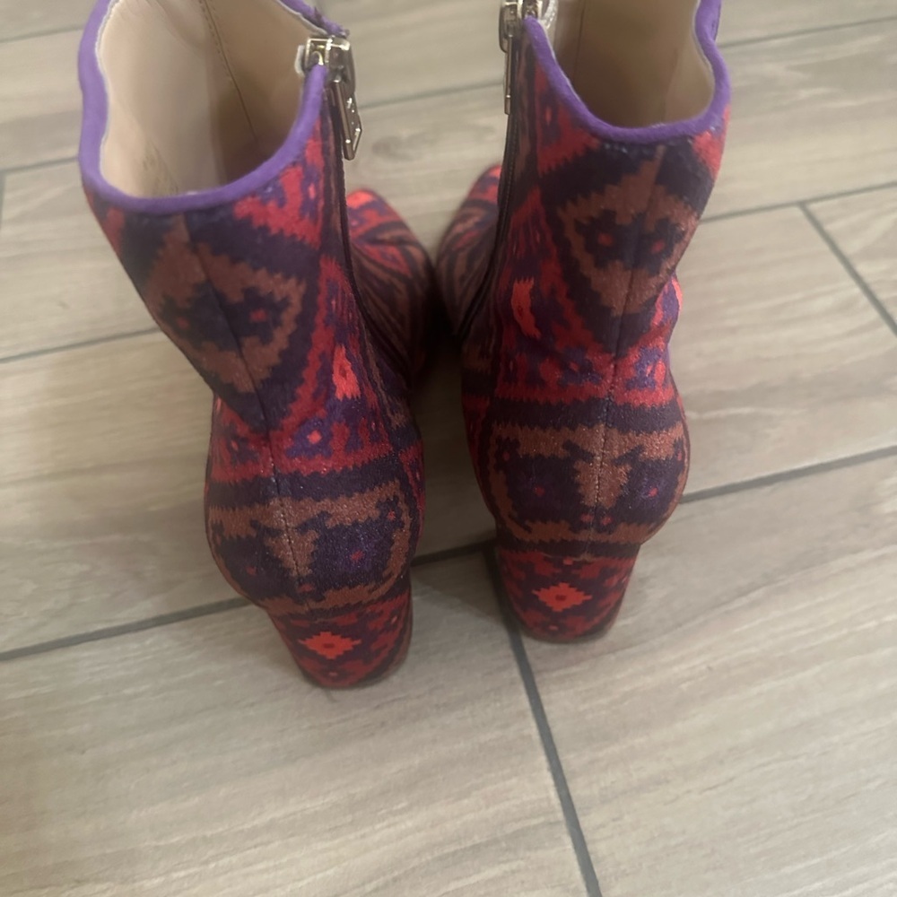 Colorful Velvet Booties​​ - Picture 3 of 7